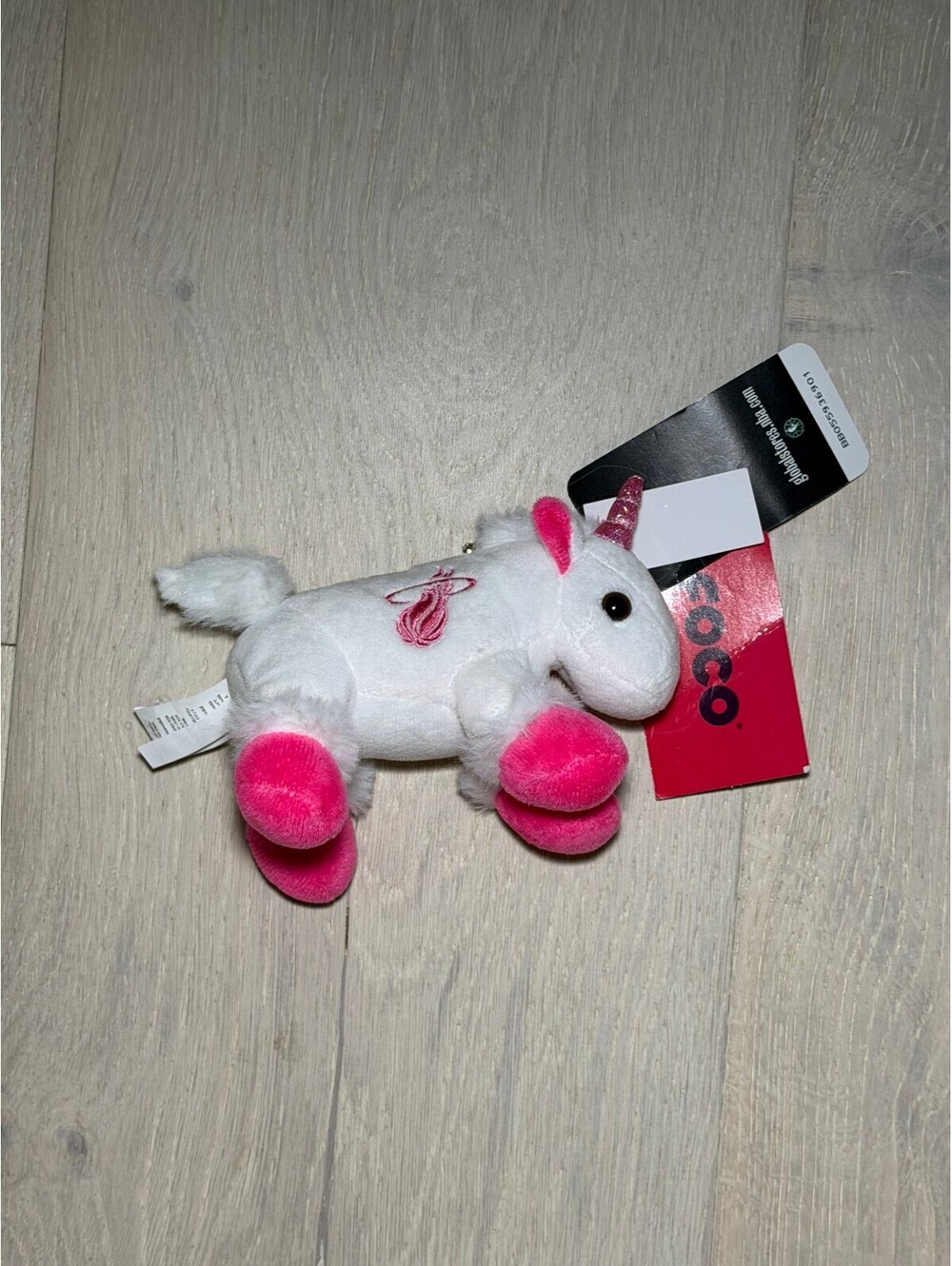 FOCO NBA Unicorn Plush Keychain